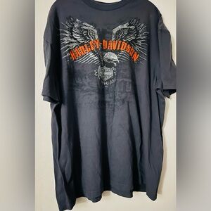 Harley Davidson Dark Gray T-Shirt SZ 2XL
